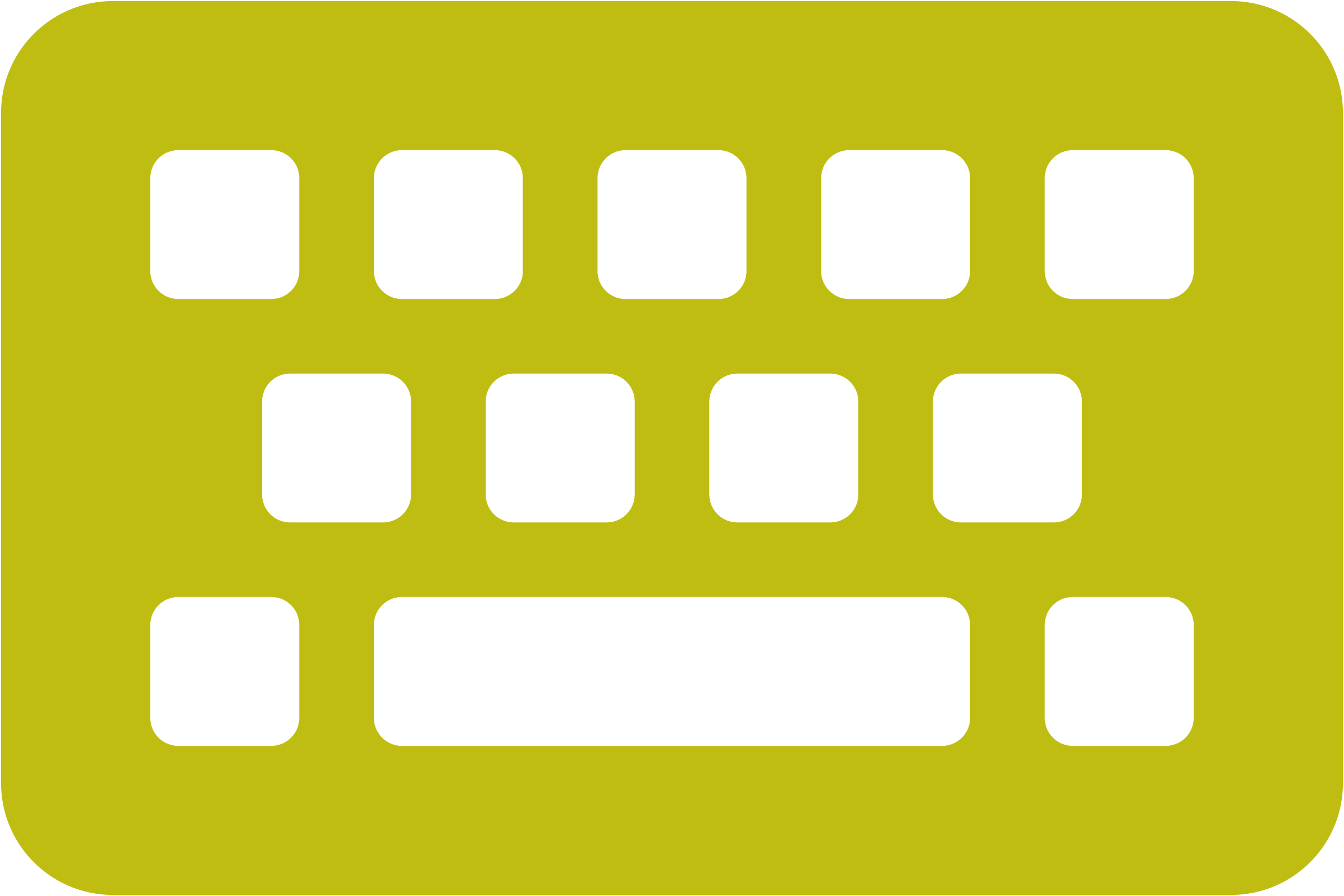 001 T Tastatur gelb